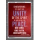 UNITY OF THE SPIRIT   Acrylic Glass Frame Scripture Art   (GWANCHOR3995)   