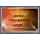 UPHOLD THE WEAK   Inspirational Wall Art Frame   (GWANCHOR4008)   