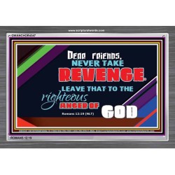 VENGEANCE BELONGS TO GOD   Frame Scriptures Dcor   (GWANCHOR4347)   "33x25"