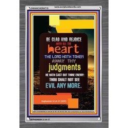 WITH ALL THE HEART   Scripture Art Prints   (GWANCHOR4715)   