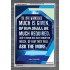 WHOMSOEVER MUCH IS GIVEN   Inspirational Wall Art Frame   (GWANCHOR4752)   "25x33"