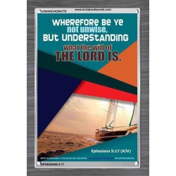 THE WILL OF THE LORD   Custom Framed Bible Verse   (GWANCHOR4778)   