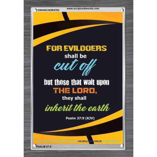 WAIT UPON THE LORD   Inspirational Bible Verse Frame   (GWANCHOR4783)   