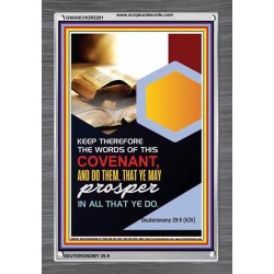 THE WORDS OF THIS COVENANT   Bible Verses Frame   (GWANCHOR5201)   