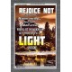 A LIGHT   Scripture Art Acrylic Glass Frame   (GWANCHOR6385)   