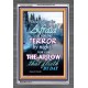 THE TERROR BY NIGHT   Printable Bible Verse to Framed   (GWANCHOR6421)   