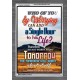 A SINGLE HOUR TO HIS LIFE   Bible Verses Frame Online   (GWANCHOR6434)   