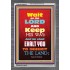 WAIT ON THE LORD   Bible Verses Wall Art Acrylic Glass Frame   (GWANCHOR6535)   "25x33"