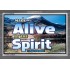 ALIVE BY THE SPIRIT   Framed Guest Room Wall Decoration   (GWANCHOR6736)   "33x25"