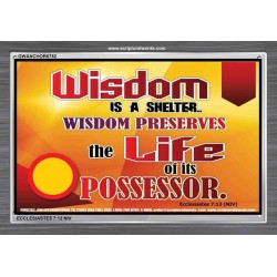 WISDOM   Framed Bible Verse   (GWANCHOR6782)   