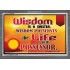 WISDOM   Framed Bible Verse   (GWANCHOR6782)   "33x25"