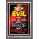 TURN FROM EVIL   Scripture Art   (GWANCHOR6785)   