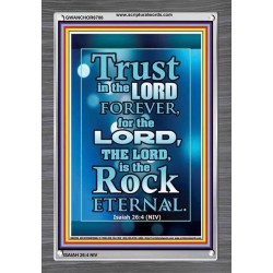 TRUST IN THE LORD   Scripture Art Prints   (GWANCHOR6786)   "25x33"