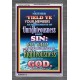 UNRIGHTEOUSNESS   Contemporary Christian Paintings Acrylic Glass frame   (GWANCHOR7369)   