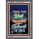 WAIT UPON THE LORD   Bible Verses Frame for Home   (GWANCHOR7425)   