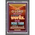 YOUR WONDERFUL WORKS   Scriptural Wall Art   (GWANCHOR7458)   "25x33"