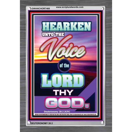 THE VOICE OF THE LORD   Christian Framed Wall Art   (GWANCHOR7468)   