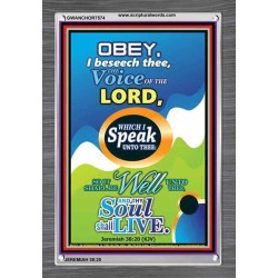 THE VOICE OF THE LORD   Contemporary Christian Poster   (GWANCHOR7574)   