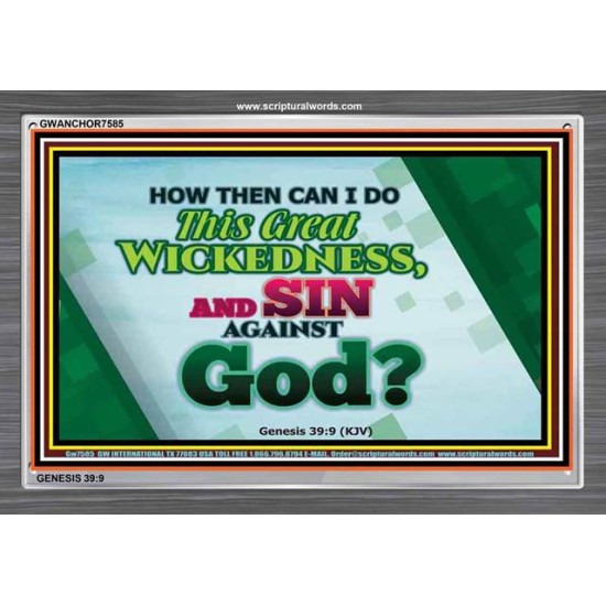 SIN   Bible Verse Frame for Home   (GWANCHOR7585)   