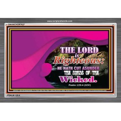 RIGHTEOUS GOD   Bible Verses Framed for Home Online   (GWANCHOR7627)   