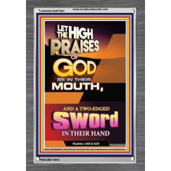 A TWO EDGED SWORD   Modern Christian Wall Dcor Frame   (GWANCHOR7801)   "25x33"