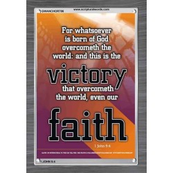 THE VICTORY THAT OVERCOMETH THE WORLD   Scriptural Portrait   (GWANCHOR786)   