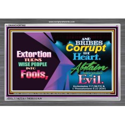ABSTAIN FROM ALL APPEARANCE OF EVIL Bible Verses to Encourage  frame   (GWANCHOR7862)   "33x25"