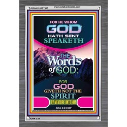 THE WORDS OF GOD   Framed Interior Wall Decoration   (GWANCHOR7987)   