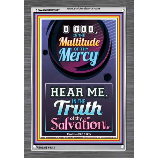 TRUTH OF THY SALVATION   Framed Bible Verses   (GWANCHOR8017)   