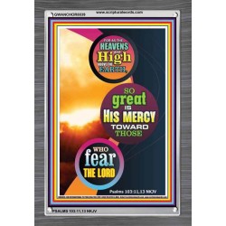 AS THE HEAVENS ARE HIGH ABOVE THE EARTH   Bible Verses Framed for Home   (GWANCHOR8039)   