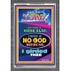 THERE IS NO GOD BESIDE ME   Biblical Art Acrylic Glass Frame    (GWANCHOR8165)   