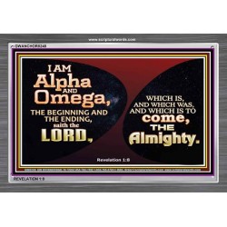 ALPHA AND OMEGA   Scripture Art   (GWANCHOR8248)   