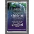 WE ARE THE CHILDREN OF GOD   Scriptural Portrait Acrylic Glass Frame   (GWANCHOR830)   "25x33"