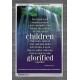 WE ARE THE CHILDREN OF GOD   Scriptural Portrait Acrylic Glass Frame   (GWANCHOR830)   