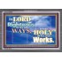 RIGHTEOUS IN ALL HIS WAYS   Scriptures Wall Art   (GWANCHOR8357)   "33x25"