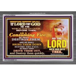 A CONSUMING FIRE   Bible Verses Framed Art Prints   (GWANCHOR8361)   