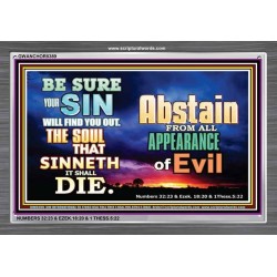 ABSTAIN FROM EVIL   Affordable Wall Art   (GWANCHOR8389)   