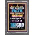 TRUST GOD AT ALL TIMES   Biblical Paintings Acrylic Glass Frame   (GWANCHOR8415)   "25x33"