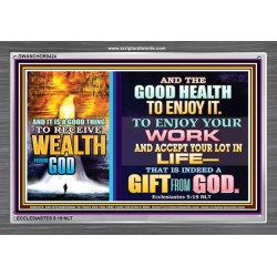 WEALTH FROM GOD   Art & Dcor Framed   (GWANCHOR8424)   "33x25"