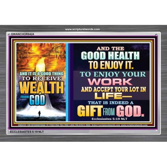 WEALTH FROM GOD   Art & Dcor Framed   (GWANCHOR8424)   