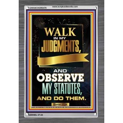 WALK IN MY JUDGEMENTS   Printable Bible Verse to Framed   (GWANCHOR8479)   "25x33"