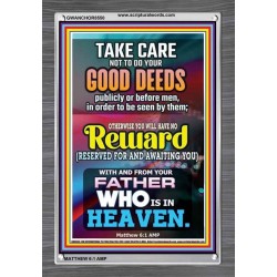 YOUR FATHER WHO IS IN HEAVEN    Scripture Wooden Frame   (GWANCHOR8550)   