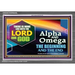 ALPHA AND OMEGA   Christian Quotes Framed   (GWANCHOR8649L)   