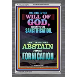 ABSTAIN FROM FORNICATION   Scripture Wall Art   (GWANCHOR8715)   