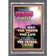 THE WAY TRUTH AND THE LIFE   Scripture Art Prints   (GWANCHOR8756)   