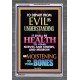 WISDOM IS HEALTH   Inspirational Wall Art Frame   (GWANCHOR8833)   