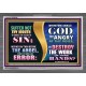 SIN NOT   Scripture Art Wooden Frame   (GWANCHOR8899)   