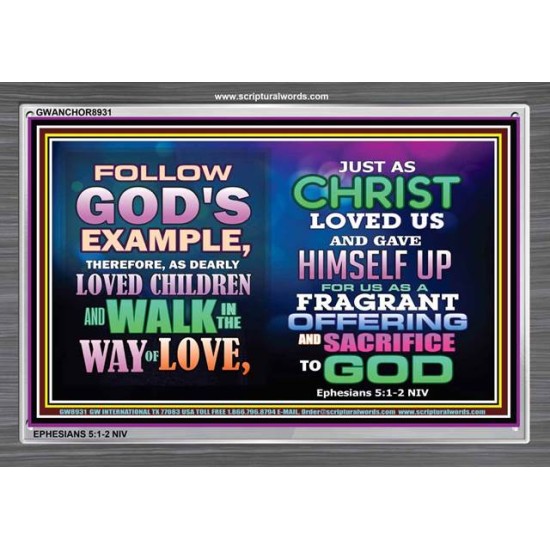 WALK IN LOVE   Inspiration Wall Art Frame   (GWANCHOR8931)   