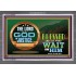 A GOD OF JUSTICE   Kitchen Wall Art   (GWANCHOR8957)   "33x25"