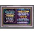 WISDOM OF THE WORLD IS FOOLISHNESS   Christian Quote Frame   (GWANCHOR9077)   "33x25"